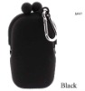 Black Silicone Key Case, Coin Purse, Silicone Pouch