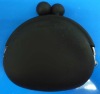 Black Silicone Pouch for Coin