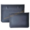 Black Simple Leather Pouch Case Cover for Apple iPad 2