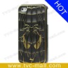 Black Spider Electroplating Cover 3D Case for iPhone 4