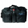 Black Sports bag with accessory zipper pockets