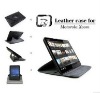 Black Stand 360 degree rotating Leather Cover Case For10.1" Tablet folio