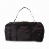 Black Travel Bag, Detachable and Adjustable Shoulder Strap with Pad