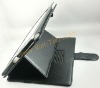 Black Triple Folding Design Leather Cover Case Shell For iPad 2