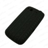 Black Tyre Tread Silicone Case Cover For HTC Desire S