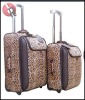 Black Under Seat Rolling Carry On Luggage Travel Bag Ballistic nylon case