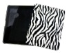 Black Zebras Leather Hard Case Skin Back Cover for iPad