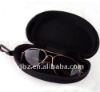 Black Zip Eye Glasses Sunglasses Hard Case Bag Zipper