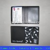 Black and clear PVC Card Holder of business card simple style