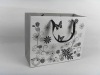 Black artpaper shopping bag