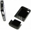 Black carbonized for iphone 4g bamboo case