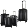 Black color travel trolley luggage bag