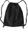 Black cotton backpack bag