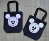 Black cotton bag for promotion