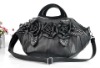 Black coulour ladies' PU shoulder bag