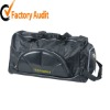 Black duffel traveling bag or gym bag