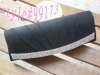 Black evening clutch with shinny rhinestone
