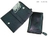 *^_^*%%Black folder key chain with pu leather