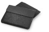 Black  full functions -wristrest and  pillow ,  Premium Genuine Leather pouch for  ipad2