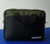 Black+khaki 600D laptop bag