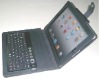 Black leather case and bluetooth keyboard for ipad