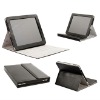 Black leather case cover for iPad 1