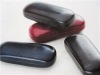 Black leather eyeglasses cases