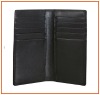 Black leather men wallet