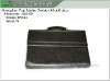 Black mens compact laptop briefcase bag