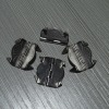 Black nickel butterfly gate hinges