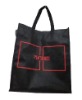 Black nonwoven shopping bag