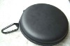 Black round eva case for headphone