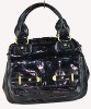 Black small handbag for women