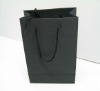 Black two sides paper bags manufacturing