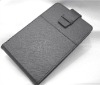 Black up&down open PU Leather case for Samsung Galaxy Tab P1000