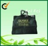 Black wedding garment bag with silk printing non woven garment shoulder covers