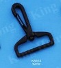 Black zinc alloy snap hooks,dog hooks,swivel hooks