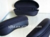 Black zippered EVA sun glasses case