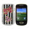 Bling Bowknot hard case for Samsung Galaxy Mini S5570