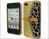 Bling Stand Holder Leopard Case Cover For iPhone 4 4G 4s