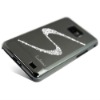 Bling Stones Ornament S Chrome Back Case for Samsung Galaxy S2 i9100