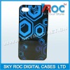 Blue ABS laser engraving cover for iph 4g cover