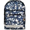 Blue Camouflage Hiking / Camping School Backpack Bag