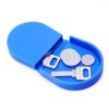 Blue Color Silicone Key Case Coin Purse