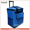 Blue Cooler Bag On Wheels