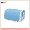 Blue Cosmetic Bags with Clear Compartments