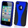Blue Cup hard PVC case for iPhone 4/4S