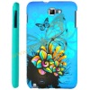 Blue Flowers Hard Case Cover Skin For Samsung Galaxy Note i9220
