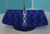 Blue Lady's handbag with Chain