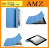 Blue Magentic Ultra Slim Smart cover back stand dock PU leather case for Apple ipad2